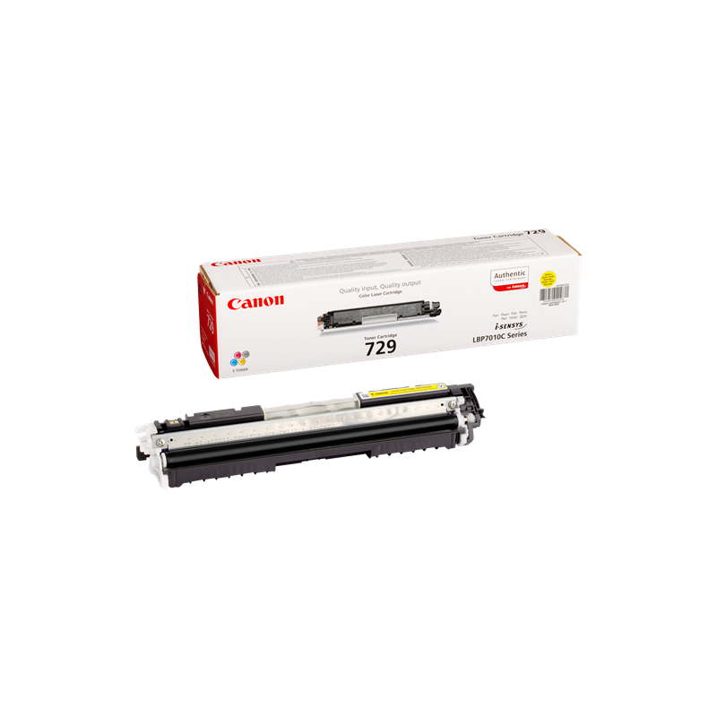 TONER ORIGINALE CANON  YELLOW 729y (4367B002) ~1000 PAGINE