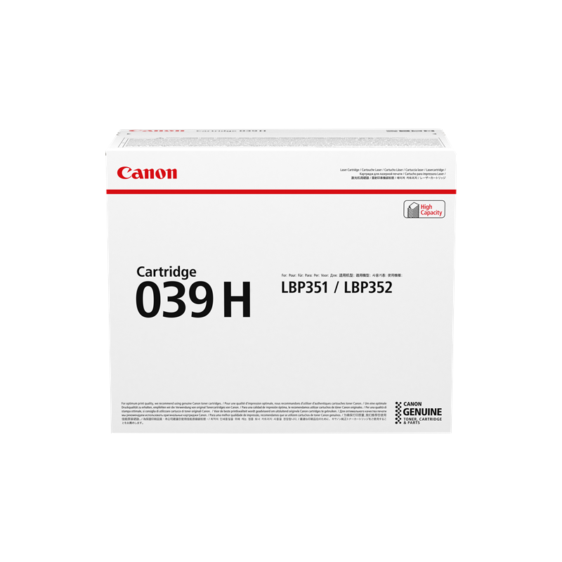 TONER ORIGINALE CANON BLACK 039h 0288C001 ~25000 PAGINE