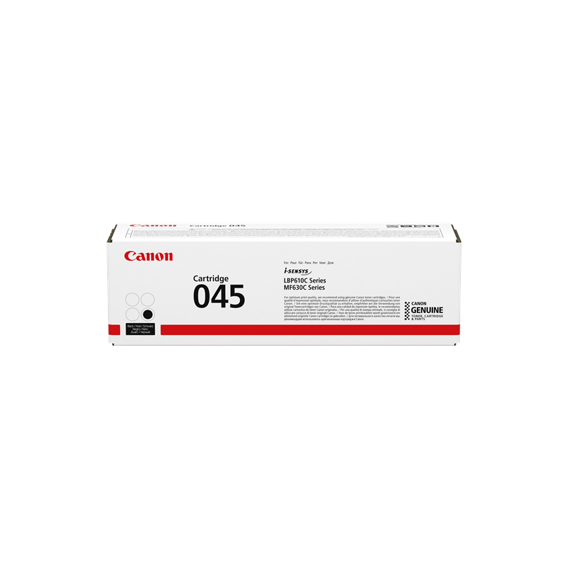 TONER ORIGINALE CANON BLACK 045bk 1242C002 ~1400 PAGINE