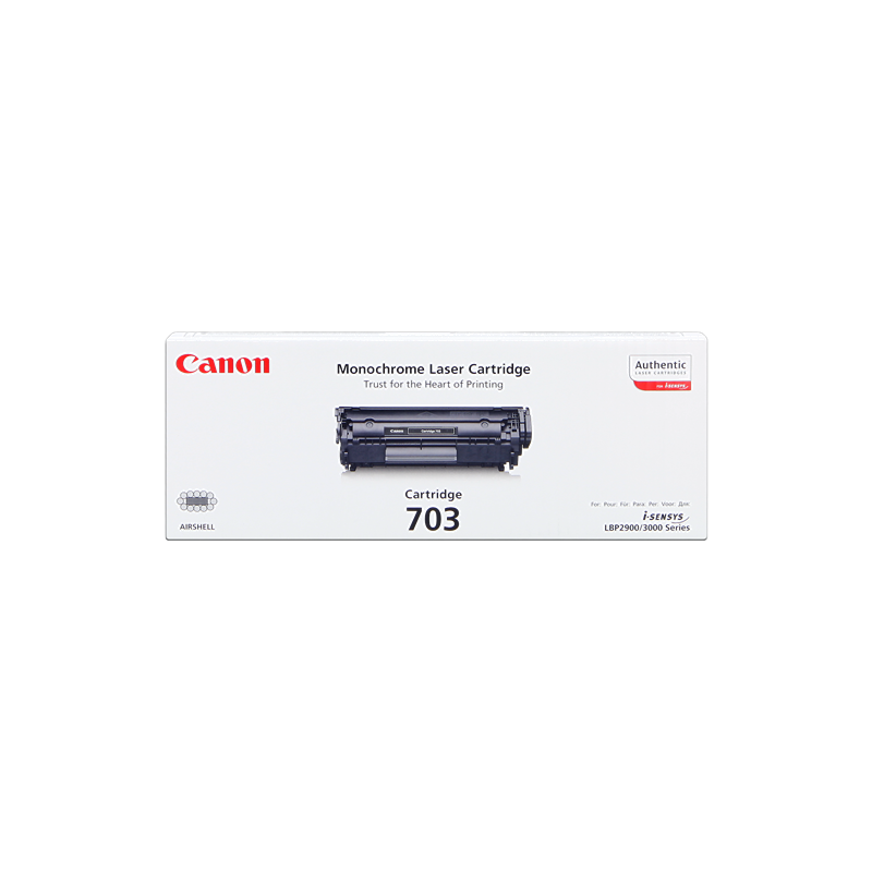 TONER ORIGINALE CANON BLACK 703 (7616A005) ~2000 PAGINE