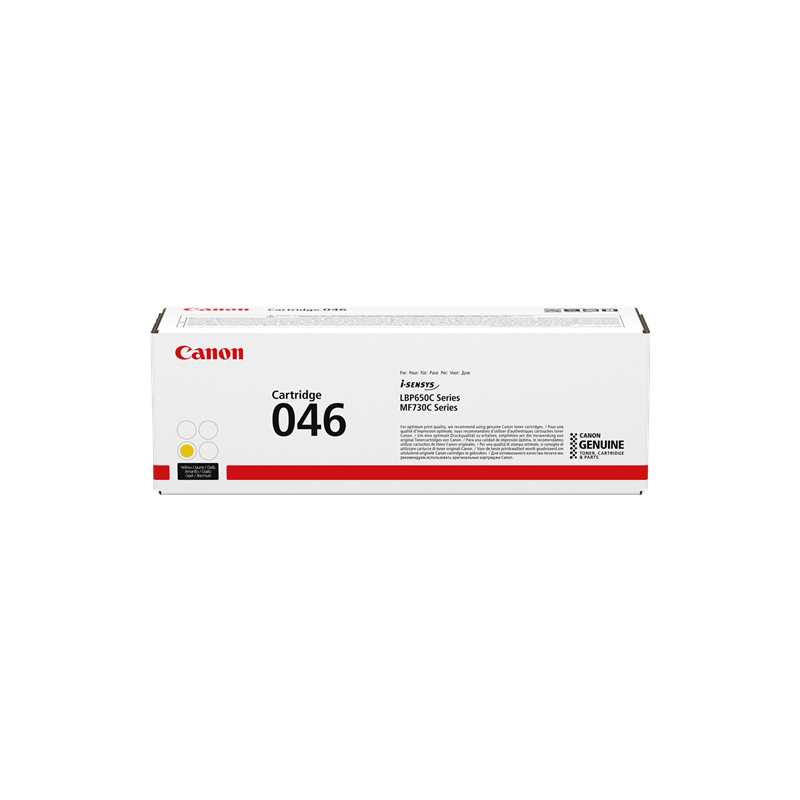 TONER ORIGINALE CANON YELLOW  046y 1247C002 ~2300 PAGINE