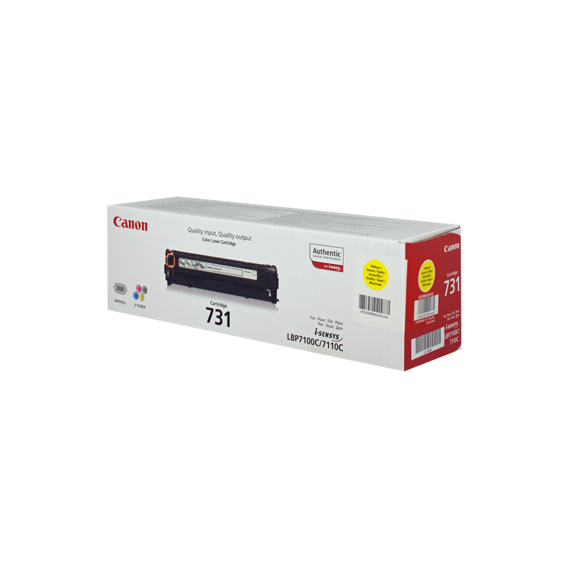 TONER ORIGINALE CANON YELLOW 731 Y (6269B002) ~1500 PAGINE