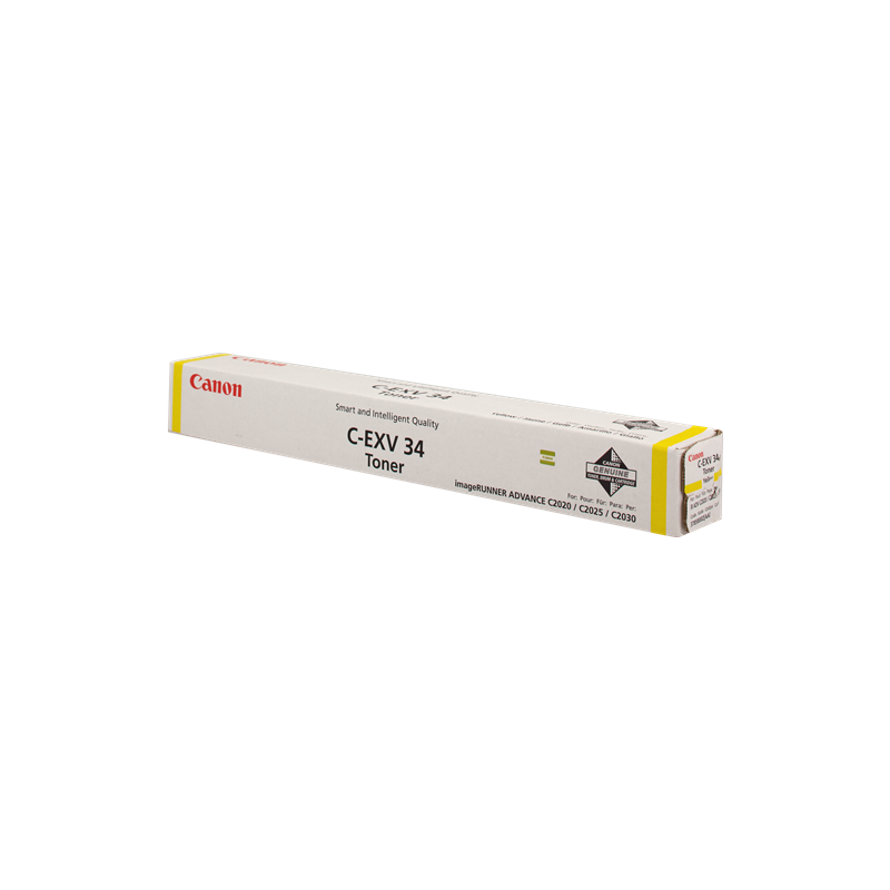 TONER ORIGINALE CANON YELLOW C-EXV34Y 3785B002 ~19000 PAGINE