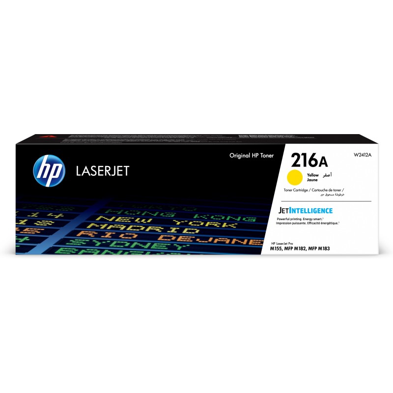 TONER ORIGINALE HP  W2412A 216A  GIALLO 850 PAGINE