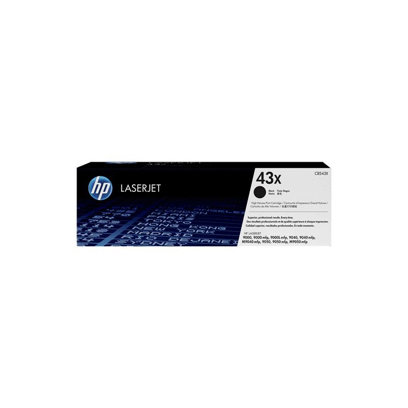 Toner Originale HP C8543X 43X black 30000 pagine