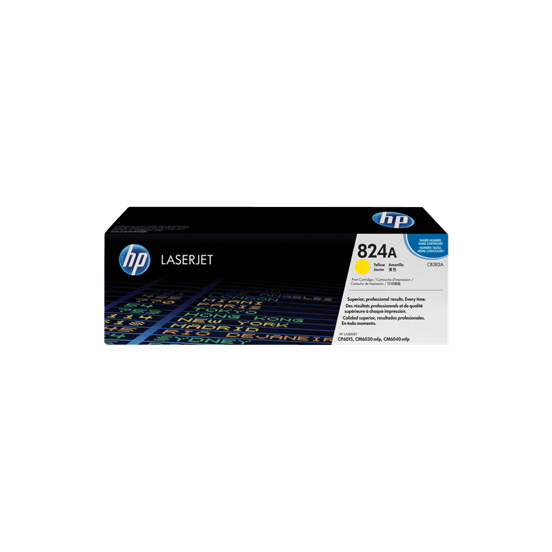 Toner Originale HP CB382A 824A giallo 21000 pagine