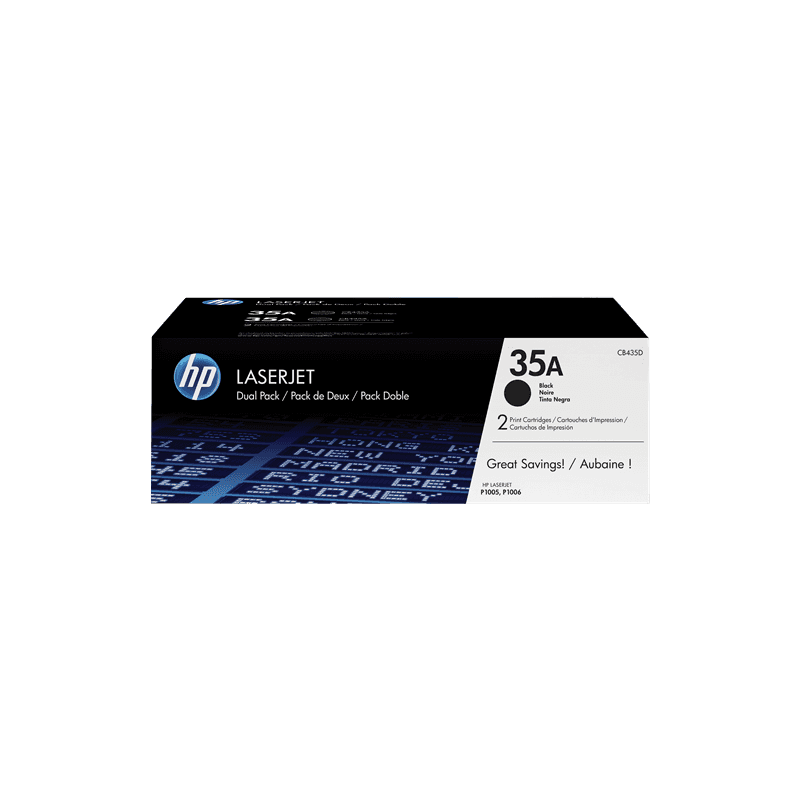 Toner Originale HP CB435AD 35A Multipack black