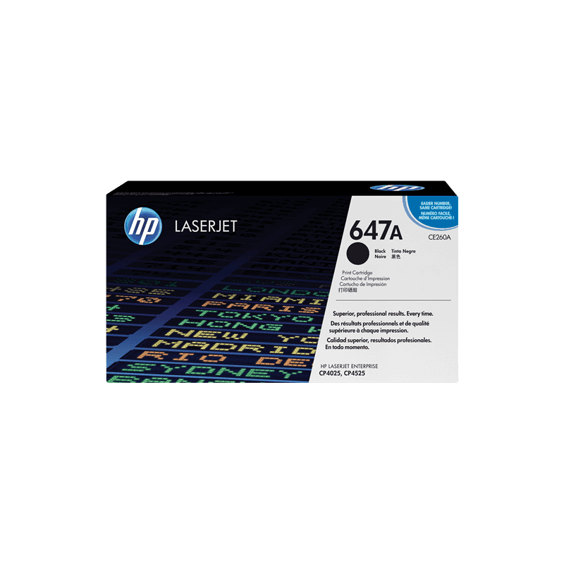 Toner Originale HP CE260A 647A black 8500 pagine