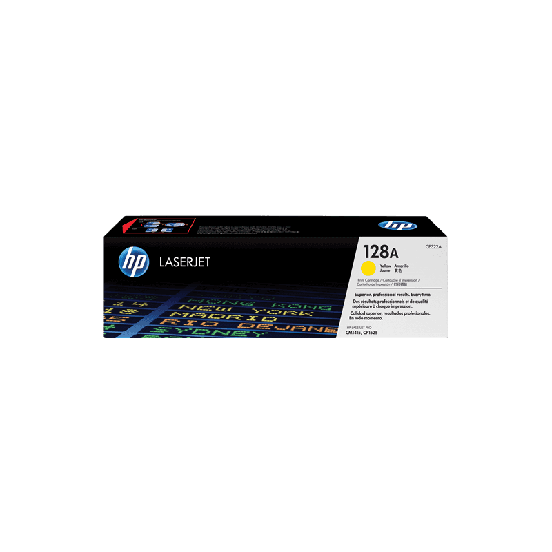 Toner Originale HP CE322A 128A giallo 1300 pagine