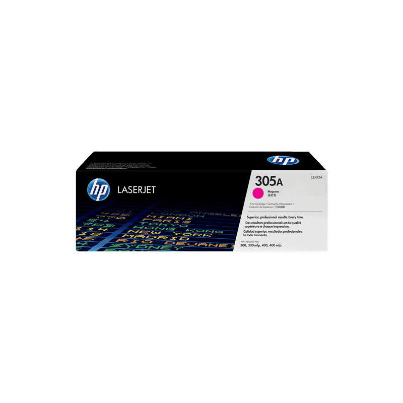 Toner Originale HP CE413A 305A magenta 2600 pagine