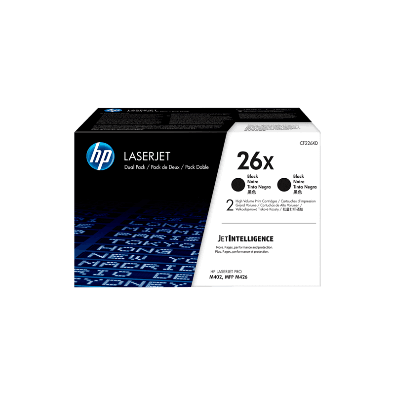 Toner Originale HP CF226XD 26X Multipack black