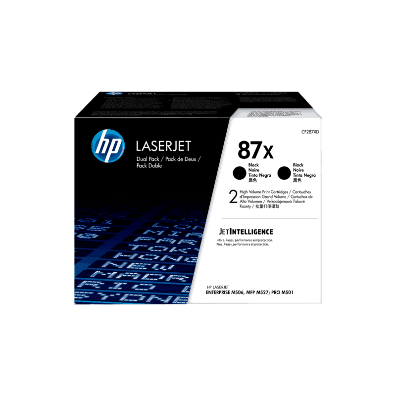 Toner Originale HP CF287XD 87X Multipack black