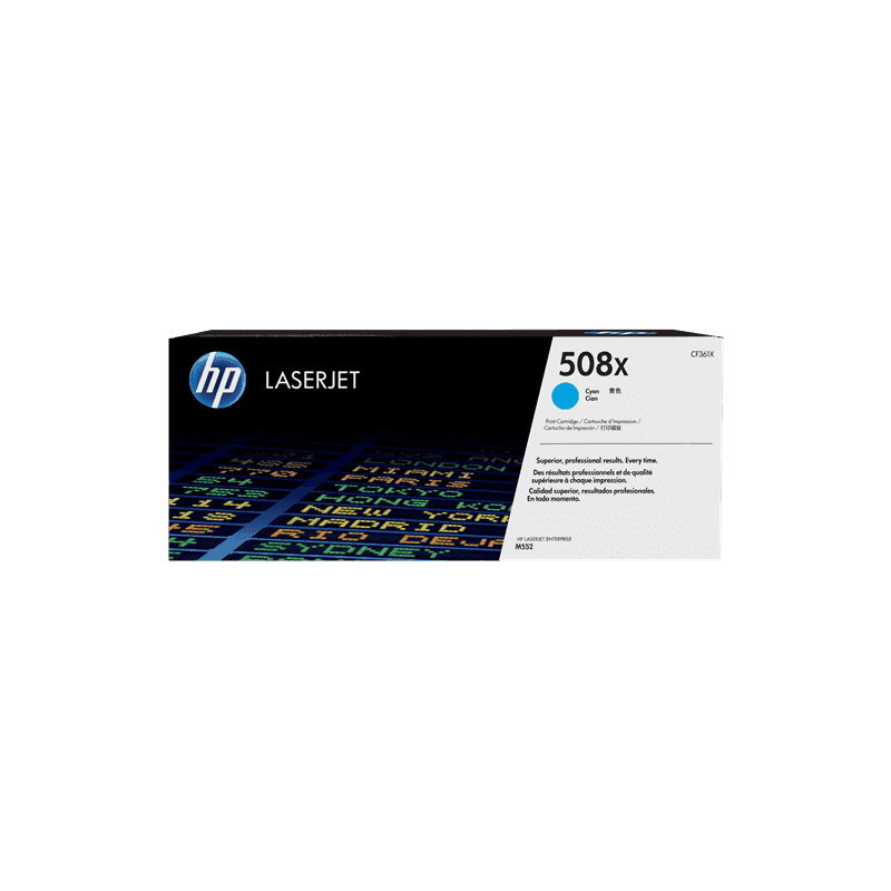 Toner Originale HP CF361X 508X ciano 9500 pagine