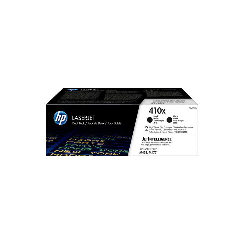 Toner Originale HP CF410XD 410X Multipack black