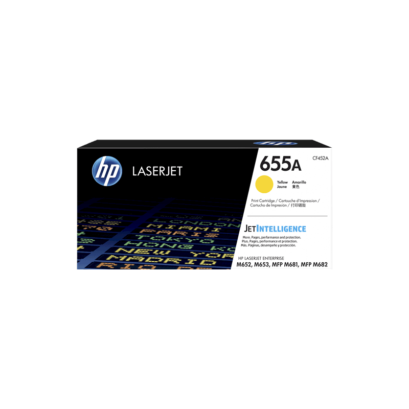 Toner Originale HP CF452A 655A giallo 10500 pagine