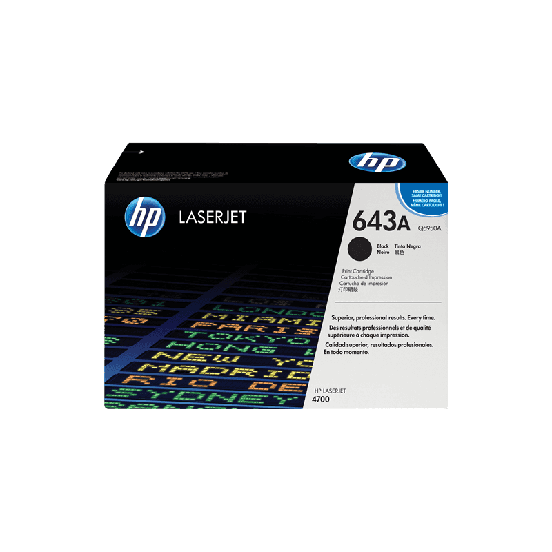 Toner Originale HP Q5950A 643A black 11000 pagine