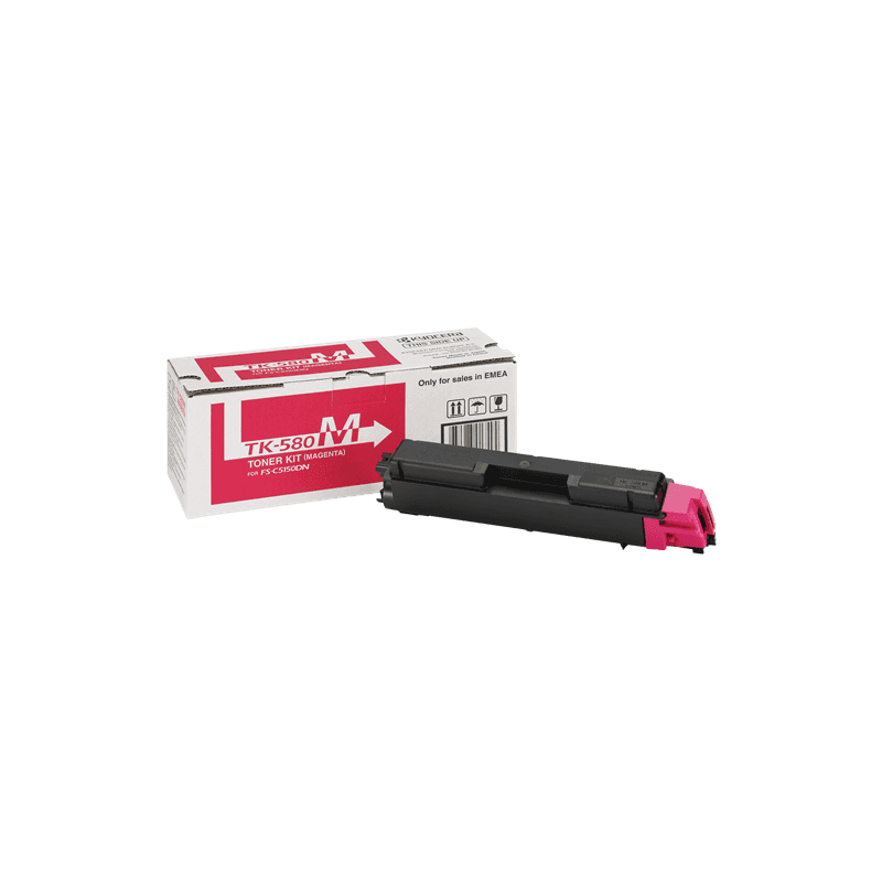 Toner Originale Kyocera TK-580m 1T02KTBNL0 magenta 2800 pagine