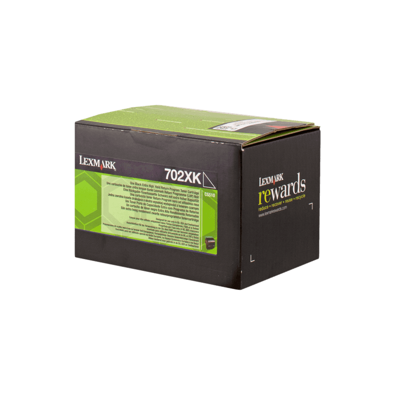 Toner Originale Lexmark 702XK 70C2XK0 black 8000 pagine