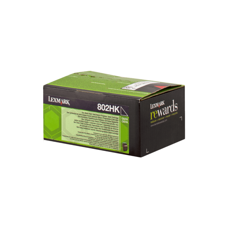 Toner Originale Lexmark 802HK 80C2HK0 black 4000 pagine