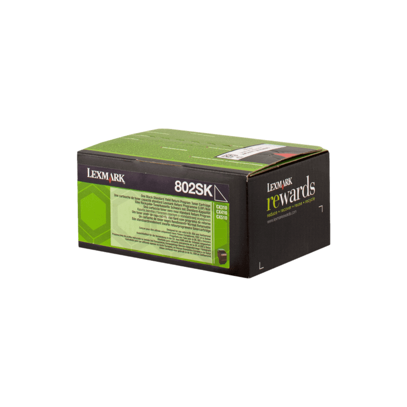 Toner Originale Lexmark 802SK 80C2SK0 black 2500 pagine