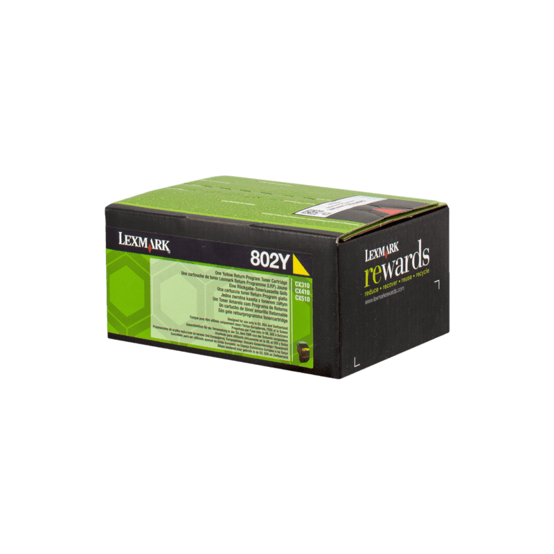 Toner Originale Lexmark 802Y 80C20Y0 giallo 1000 pagine