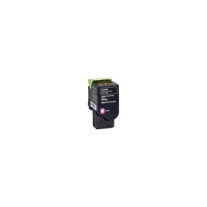 TONER ORIGINALE LEXMARK C2320M0 MAGENTA 1000 PAGINE