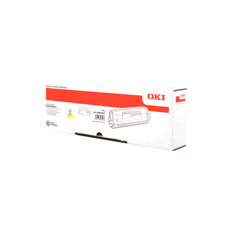 Toner Originale OKI 45862837 giallo 7300 pagine