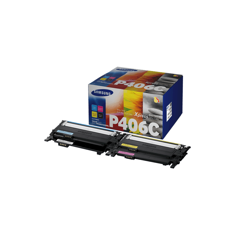 Toner Originale Samsung CLT-P406C SU375A Multipack nero / ciano / magenta / giallo