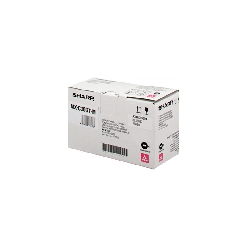 Toner Originale Sharp MX-C30GTM magenta 6000 pagine