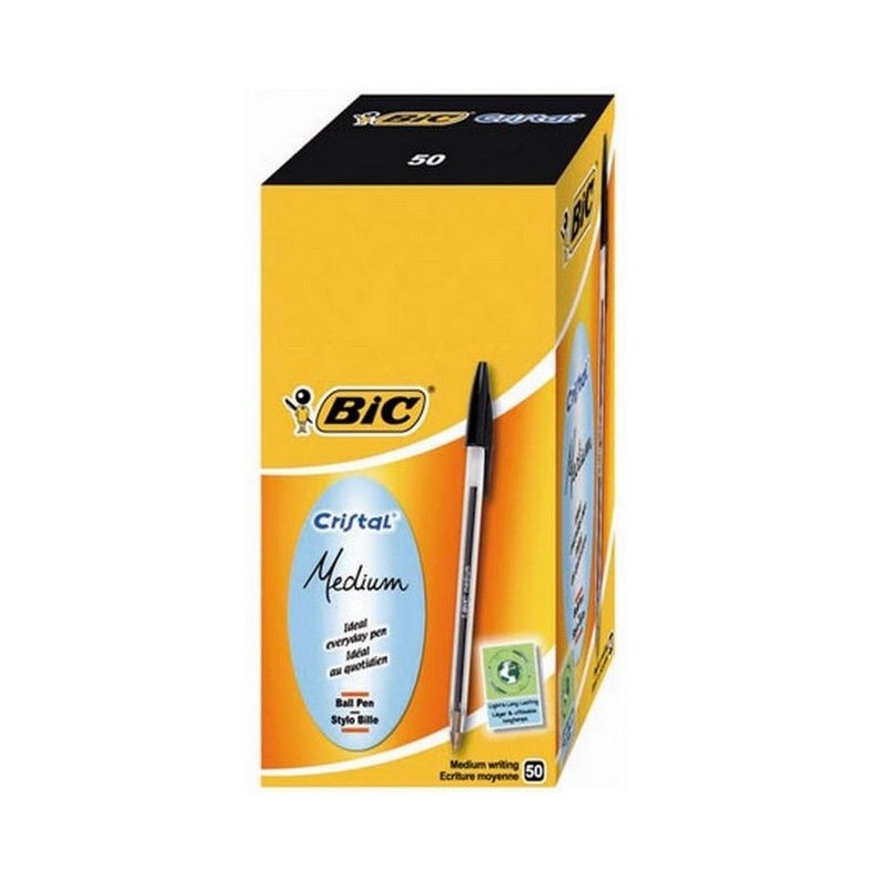 Penne BIC Cristal Nere CONF.50PZ