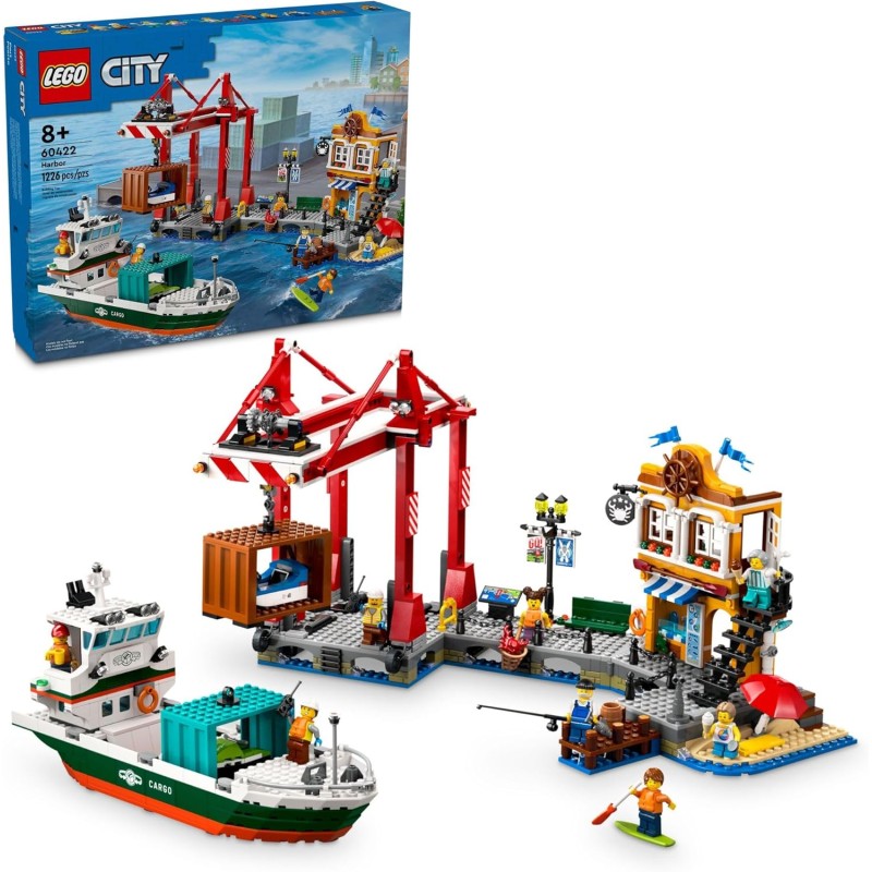 Lego 60422 Porto e Nave Merci