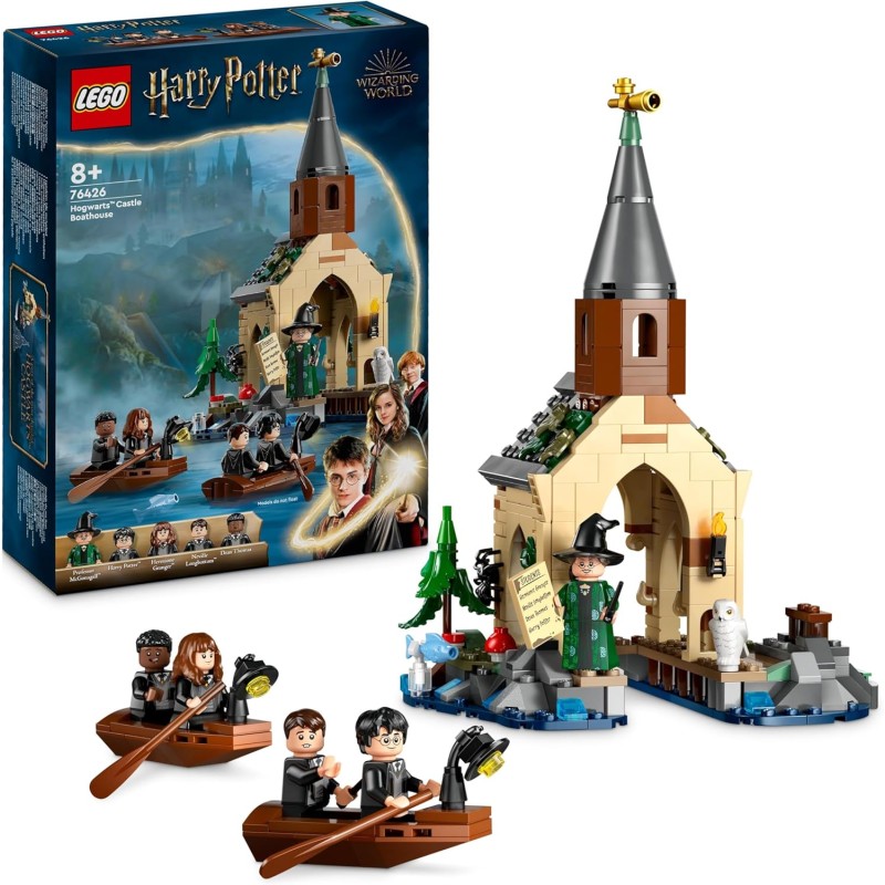 Lego 76426 La rimessa per le barche del Castello di Hogwarts