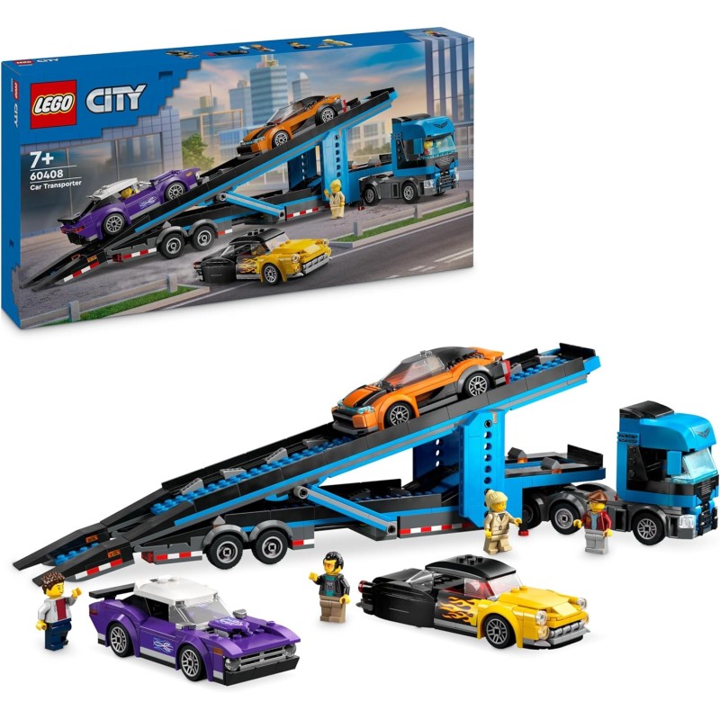 Lego 60408 Camion trasportatore con auto sportive