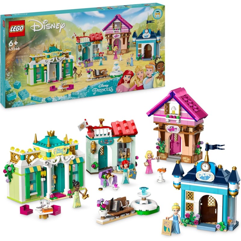 Lego 43246 Avventura al mercato Principesse Disney