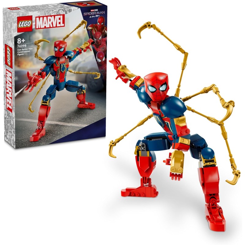 Lego 76298 Personaggio costruibile di Iron Spider-Man