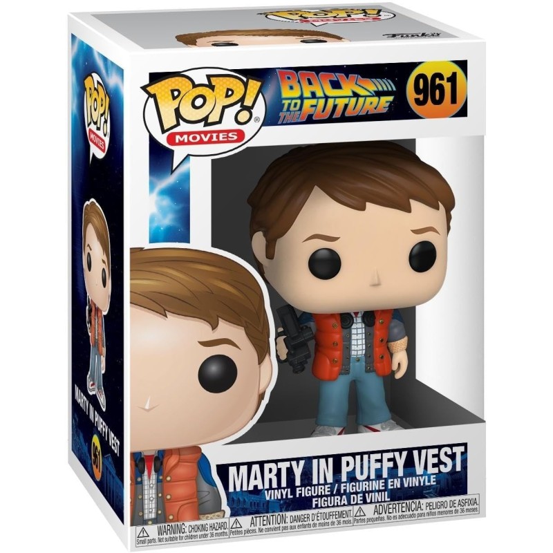 Funko POP! Movies: BTTF - Marty McFly in Puffy Vest - Back To The Future 961 (48705)