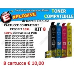 8 Cartucce Epson 2 T1631...