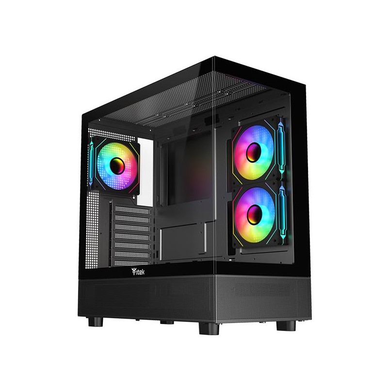 CASE GAMING TOWER SHOWBUI 42B - NO ALIMENTATORE - ARGB FAN - NERO (ITGCASB42B)