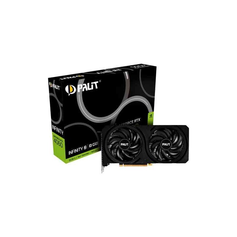 SCHEDA VIDEO PALIT GEFORCE RTX 4060 8 GB INFINITY 2 (NE64060019P1-1070L)