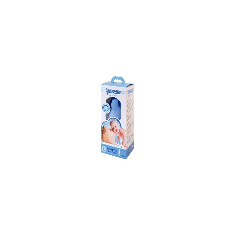 UNIFAMILY BIBERON BOY 225ML SILICONE                                    