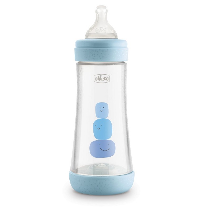 CHICCO BIBERON PERFECT 5 PLAST.BOY 300ML FL.VELOCE SILI                 