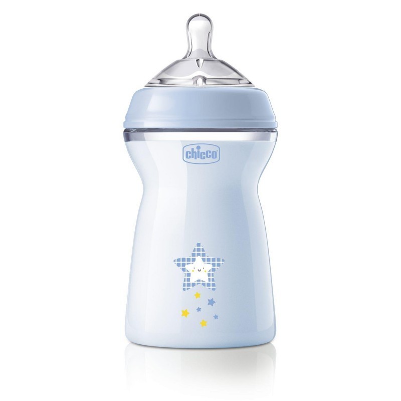 CHICCO BIBERON NF PLAST.6M+ 330ML BIMBO                                 