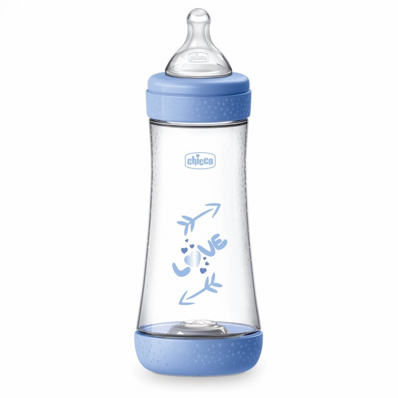 CHICCO BIBERON PERFECT5 BIMBO 300ML 4M+ FL.VELOCE SILIC                 