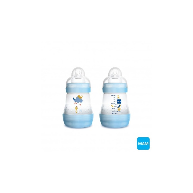 MAM BIBERON EASY START 160ML 0M+ AZZURRO                                