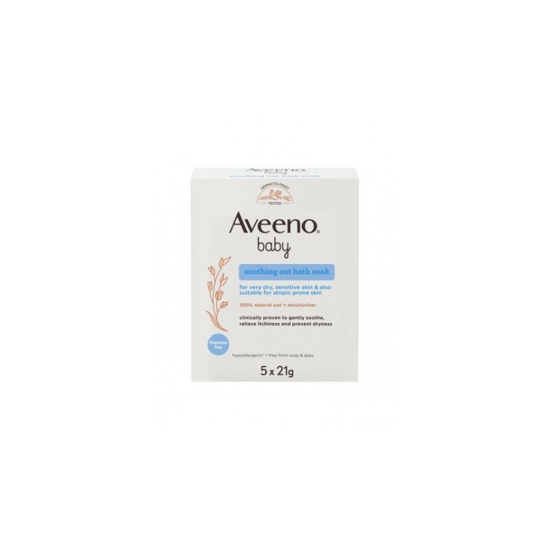 AVEENO BABY BAGNO POLVERE LENITIVO ALL'AVENA 5 BUSTINE 21GR