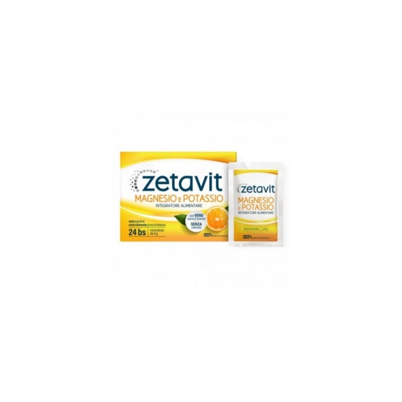 ZETAVIT MAGNESIO E POTASSIO 24 BUSTINE INTEGRATORE ALIMENTA