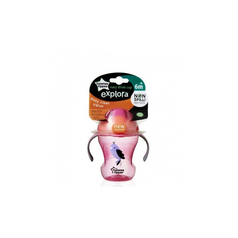 TOMMEE TIPPEE TAZZA EASY DRINK CUP 6M+ GIRL 230ML                       