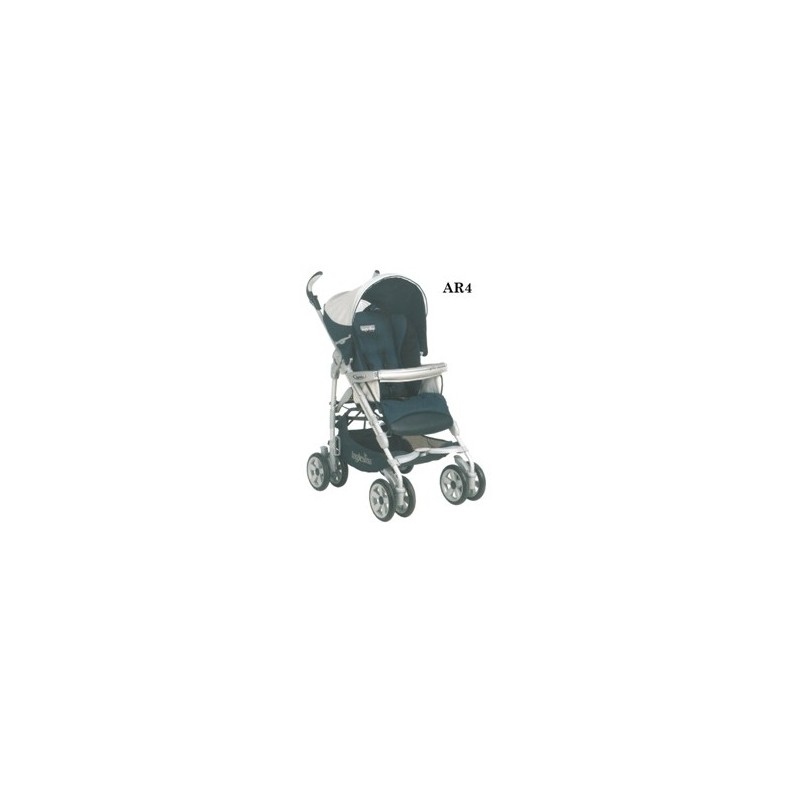 ZIPPY COMPLETONE RA4 AZZURRO A STRISCE PASSEGGINO INGL. COMPLETO        