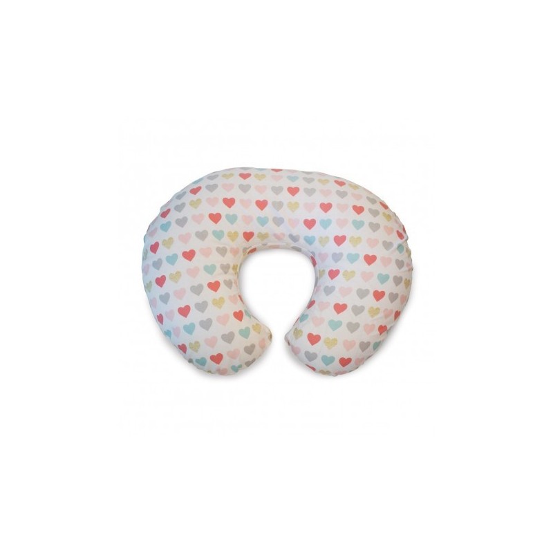 BOPPY CUSCINO ALLATTAMENTO COTONE HEARTS                                