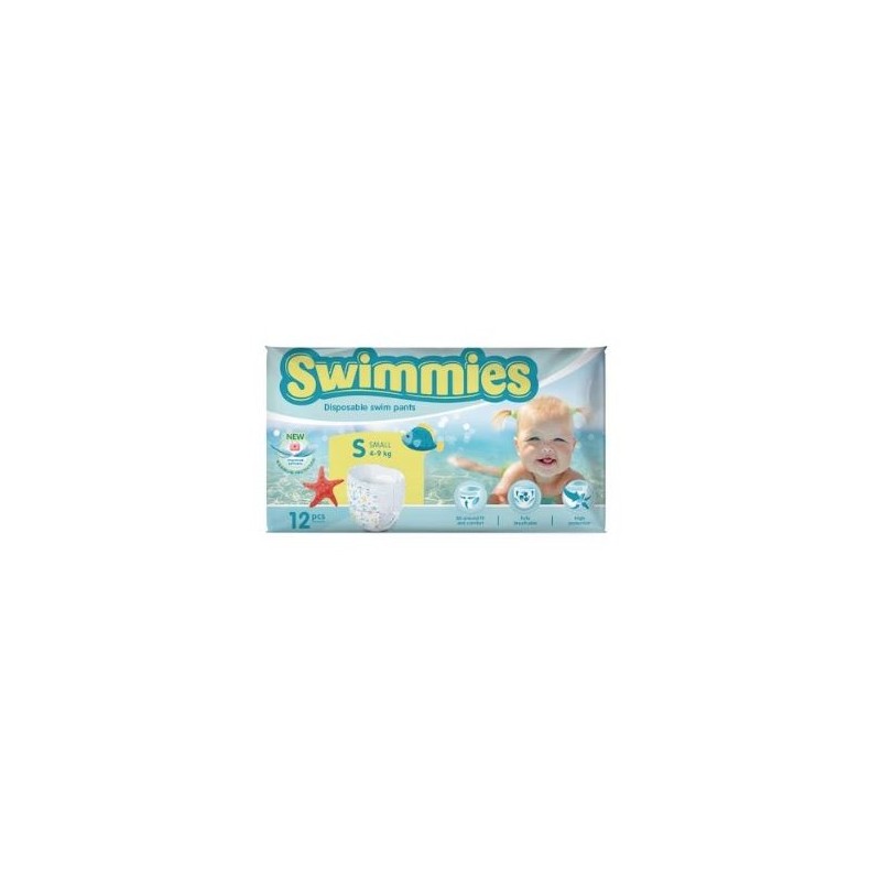 SWIMMIES TG.S 4-9KG 12PZ PANNOLINO x PISCINA ART.271602                 